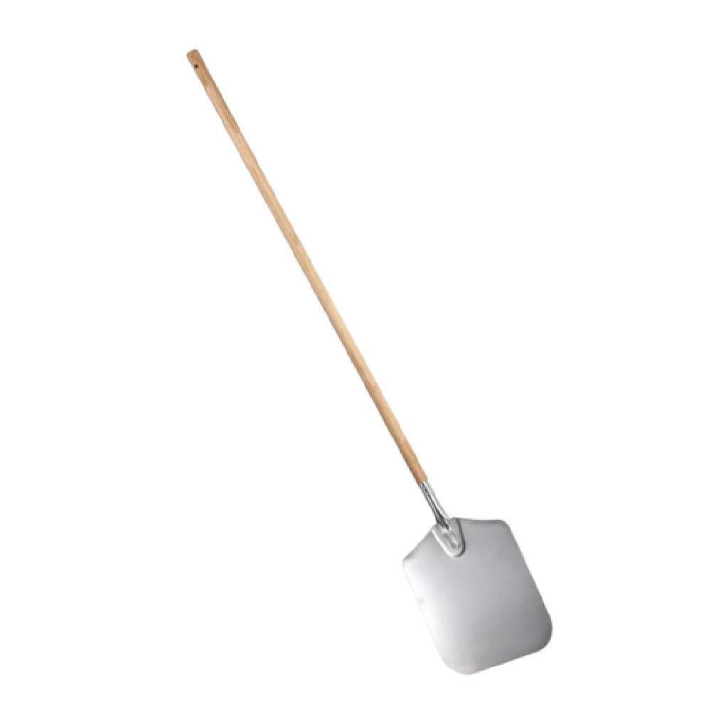 CAC China PPLA-1214E Pizza Peel 12"W X 14"D X 64"H Aluminum With Wooden Handle