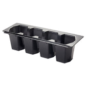 Krowne KR-409 4-Bottle Plastic Bottle Wells For KR24 Ice Bins (Qty 1)