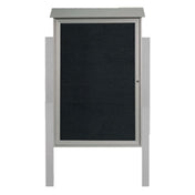 Aarco PLD4832LDPP-2 Message Center 32"W X 48"H Freestanding