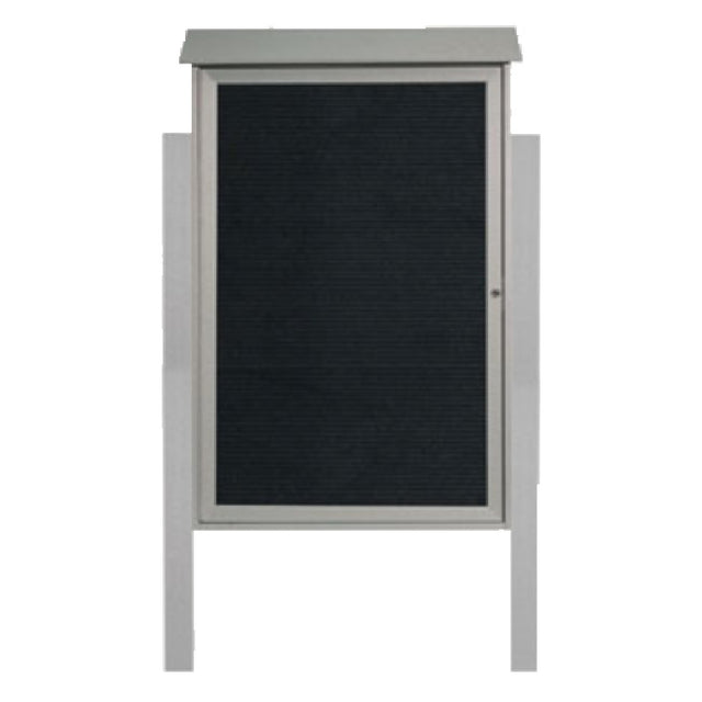 Aarco PLD4832LDPP-2 Message Center 32"W X 48"H Freestanding