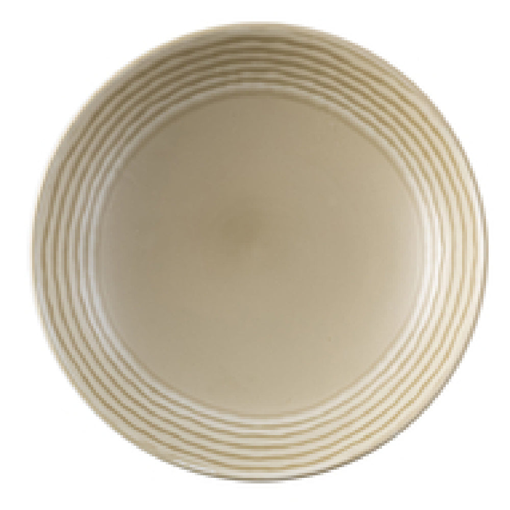 Arc Cardinal FN490 Dudson Harvest Norse Linen Deep Coupe Plate (D:10.0'') Vitrified Ceramic