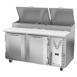 Victory VPP60HC Pizza Prep Table Powered By V-Core™ Two-section