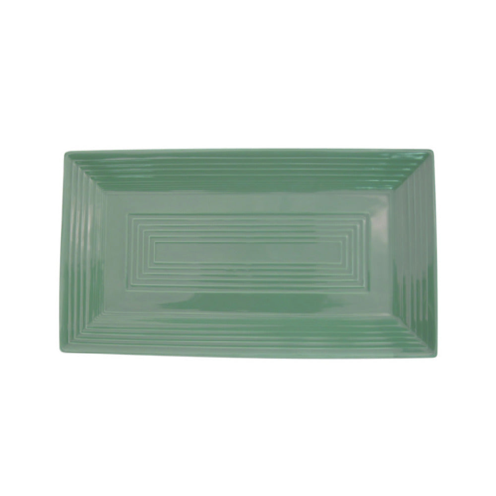CAC China TG-RT13-G Tango Platter 11-5/8"L X 6-3/8"W X 1"H Rectangular