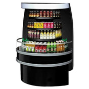 Turbo Air TIOM-48RB-N Island Display Self-Serve Refrigerated Merchandiser 5.6 Cu. Ft. Capacity