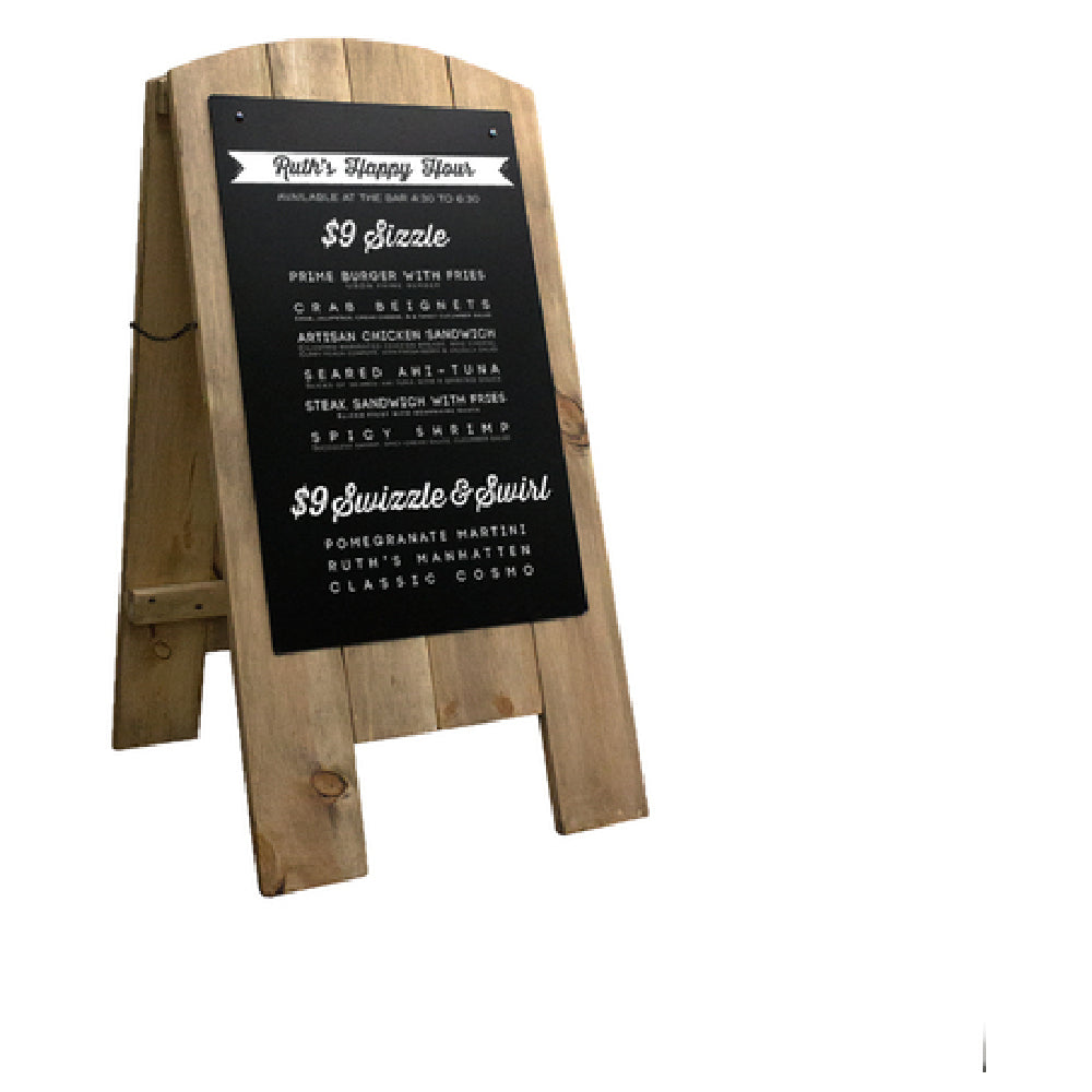 Risch TALKERSTREET CHALK PRINT ORIGINAL Street Talker 22" X 41"H Includes: (2) 18" X 28"H Custom Printed Boards With Customer's Artwork And (1) White Chalk Marker