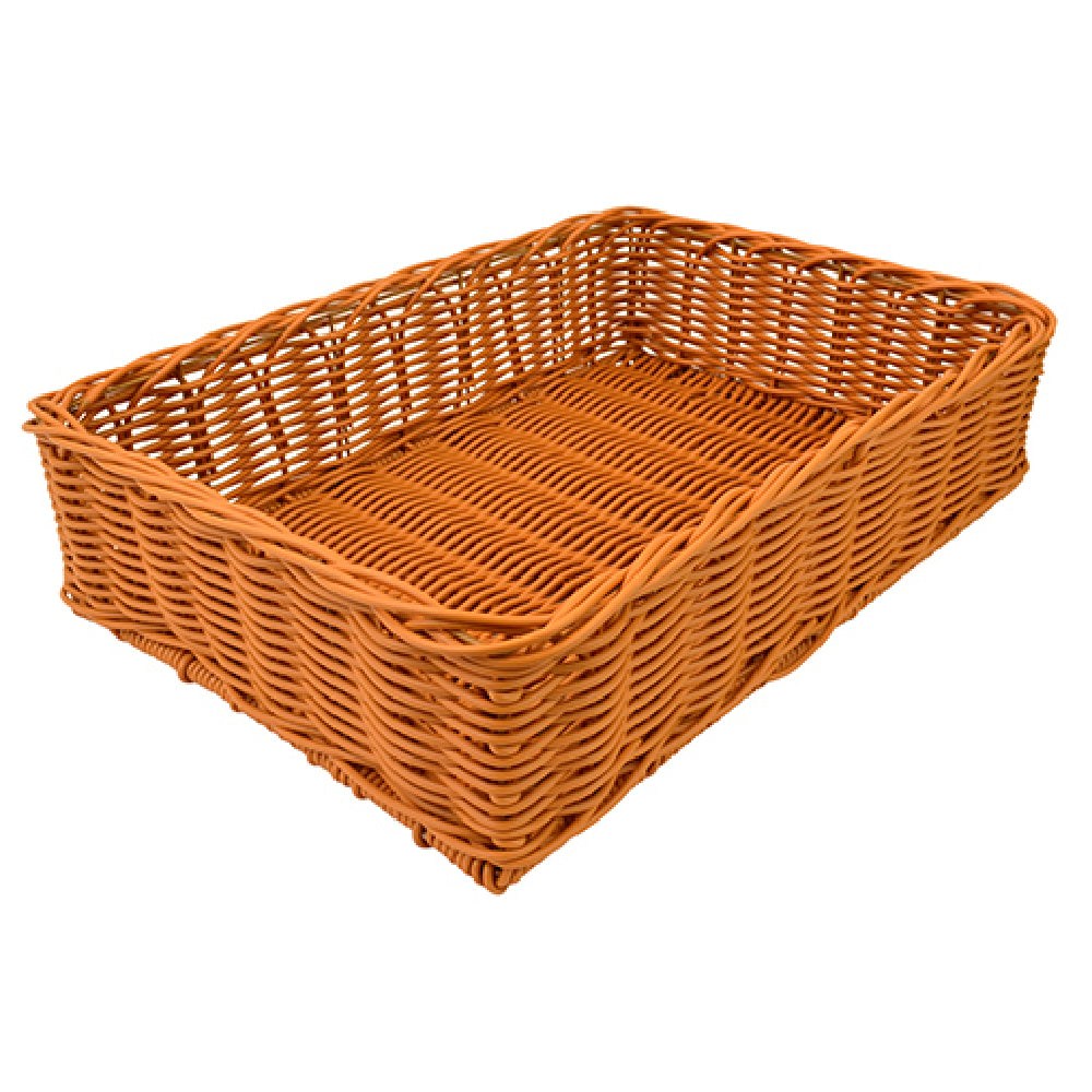 BauscherHepp W205 Wicker Basket 15-3/4" X 23-1/4" X 5-9/10"H Rectangular