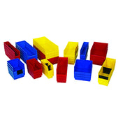 Quantum QSB208CS_RED - Economy Shelf Bin, Nesting, 8-3/8"W X 17-7/8"L X 6"H