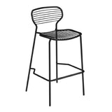 Emuamericas, Llc E1303-16 - Apero Stacking Barstool, Outdoor/indoor, Steel Rods Back And Seat