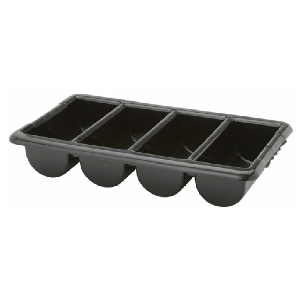 Royal DIN BTC10 - Cutlery Bin, 4 Compartment, Black
