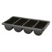 Royal DIN BTC10 - Cutlery Bin, 4 Compartment, Black