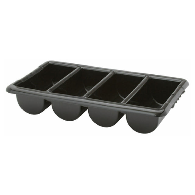 Royal DIN BTC10 - Cutlery Bin, 4 Compartment, Black