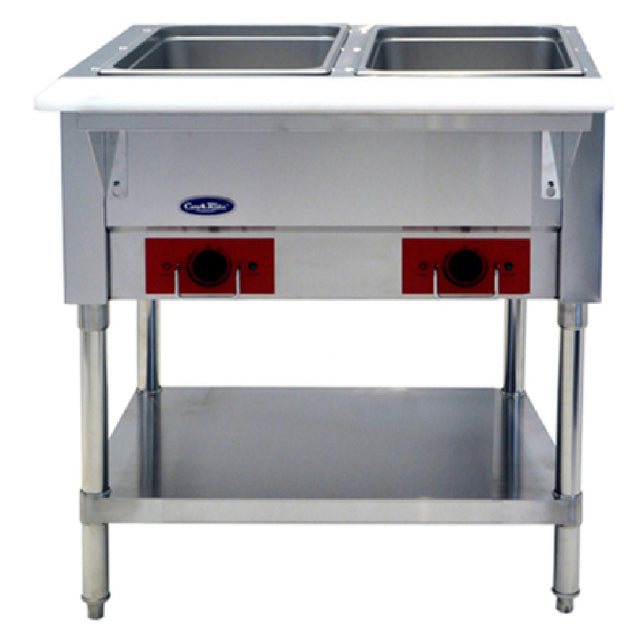 Atosa CSTEA-2C CookRite Steam Table Electric Dry Or Wet Heat