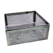 Quik N Crispy 900042 Mini Cooking Basket 7"W X 7"D X 3"H Perforated Stainless Steel