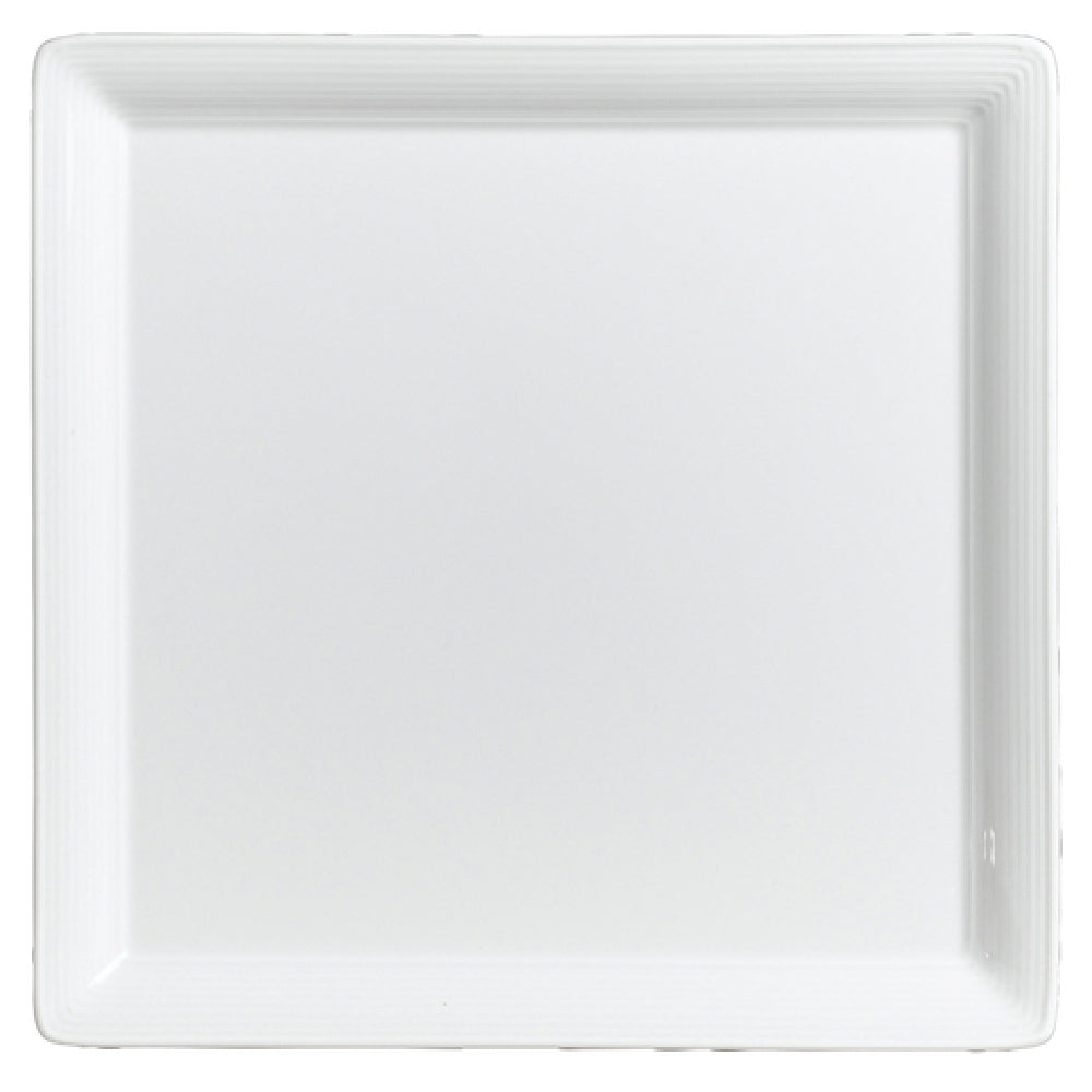 Steelite 6300P108 Square Tray Embossed 10.25" X 10.25"Aura Rene Ozorio