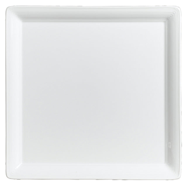 Steelite 6300P108 Square Tray Embossed 10.25" X 10.25"Aura Rene Ozorio
