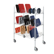 Channel W3TD-1 Glass / Oval Tray Rack Tray Drying Racks Mobile 44"W X 25.5"D X 70.5"H