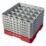 Cambro 25S1114163 Camrack® Glass Rack With (6) Soft Gray Extenders Full Size