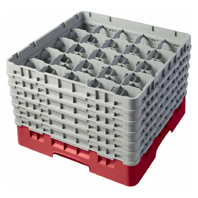 Cambro 25S1114163 Camrack® Glass Rack With (6) Soft Gray Extenders Full Size