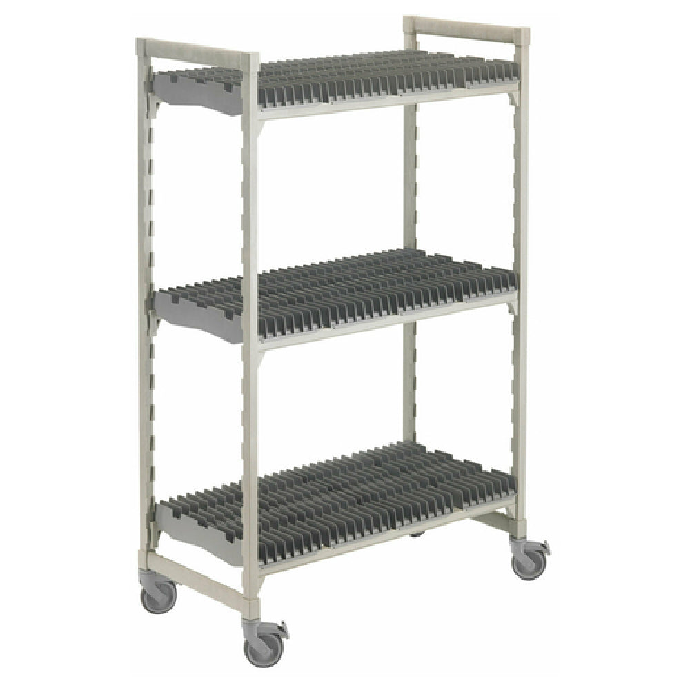 Cambro CPMU244875DRPKG Camshelving® Premium Series Mobile Drying Rack Cart 24"W X 48"L X 75-1/4"H