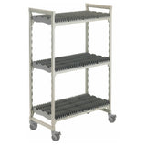 Cambro CPMU244875DRPKG Camshelving® Premium Series Mobile Drying Rack Cart 24"W X 48"L X 75-1/4"H