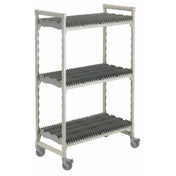 Cambro CPMU244875DRPKG Camshelving® Premium Series Mobile Drying Rack Cart 24"W X 48"L X 75-1/4"H