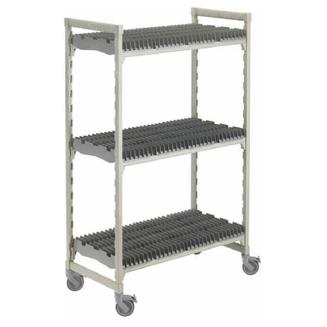 Cambro CPMU244875DRPKG Camshelving® Premium Series Mobile Drying Rack Cart 24"W X 48"L X 75-1/4"H