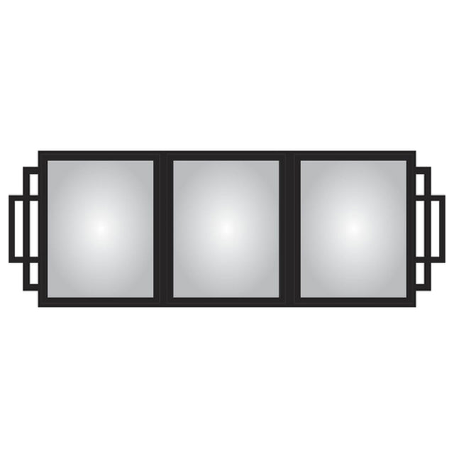 Hubert 25477 - Menu Board, 3-pocket, Wall-mount