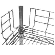 SPG LU36C - ISS Shelf Ledge, 36"W X 6"H X Mount To Posts, Plating Plus™ Finish