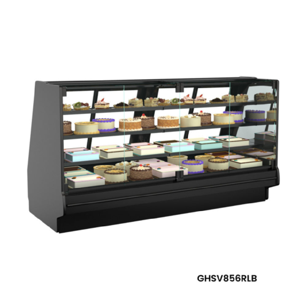 Structural Concepts GHSV656RLB Fusion® Refrigerated Service Case 75-3/8"W X 43"D X 55-5/8"H