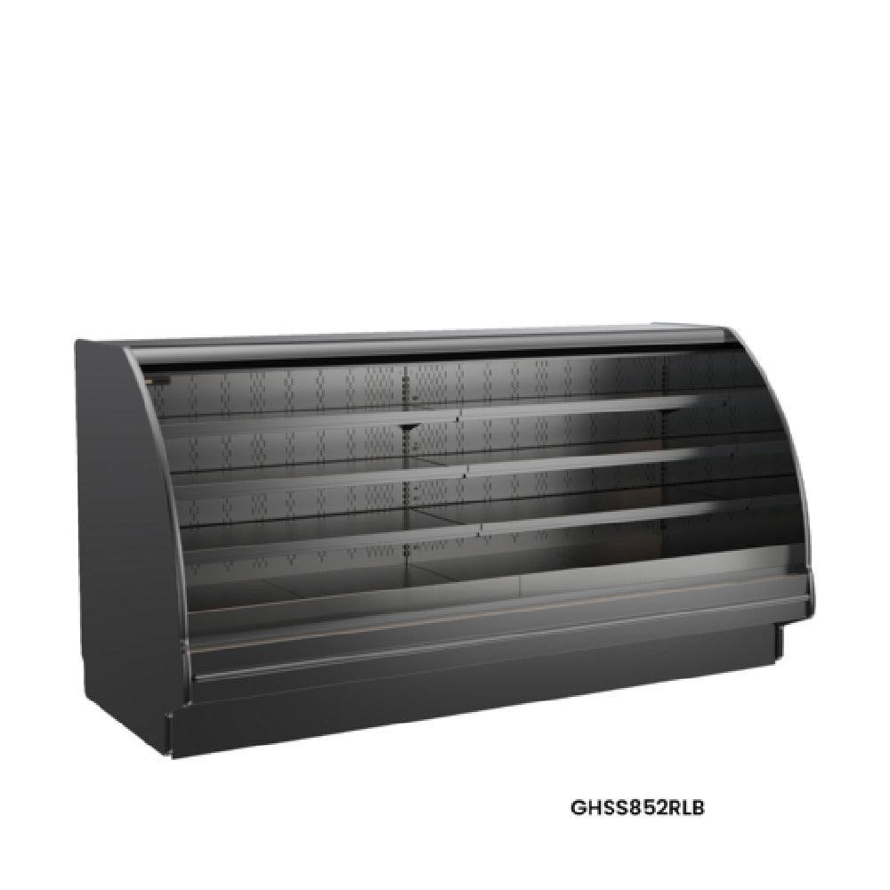 Structural Concepts GHSS652RLB (CURVED) Fusion® Refrigerated Self-Service Case With Curved Profile
