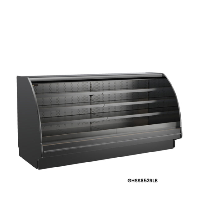 Structural Concepts GHSS552RLB (CURVED) Fusion® Refrigerated Self-Service Case With Curved Profile