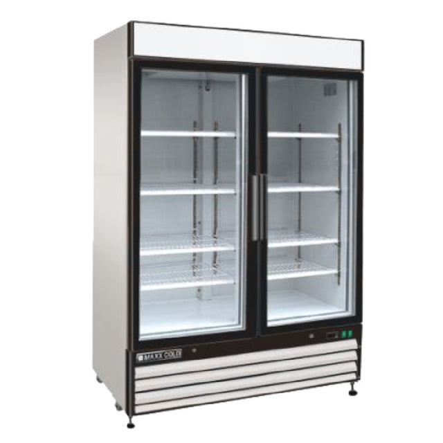 Maxximum MXM2-48RHC Maxx Cold X-Series Refrigerated Merchandiser Reach-in Two-section