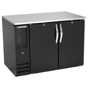 Beverage Air BB48HC-F-B - Refrigerated Food Rated Back Bar Storage Cabinet, Two-section