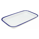 BauscherHepp TEW7414 Enamelware Collection Tray GN 1/4 Size 10-1/2"L X 6-1/2"W X 1-1/4"H
