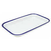 BauscherHepp TEW7414 Enamelware Collection Tray GN 1/4 Size 10-1/2"L X 6-1/2"W X 1-1/4"H
