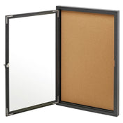 Alpine Industries ADI504-01-BC Bulletin Memo Board 24" X 36" Enclosed