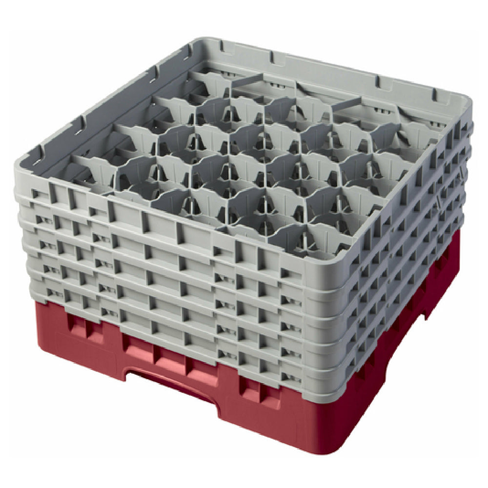 Cambro 20S958416 Camrack® Glass Rack With (5) Soft Gray Extenders Full Size