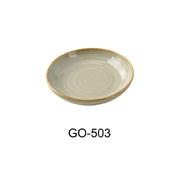 Yanco GO-503 Golden Coast Sauce Dish 3-1/2"dia. X 3/4"H 1.5 Oz