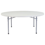 National Public Seating BT71R NPS® Heavy Duty Round Folding Table 71" Dia. Round