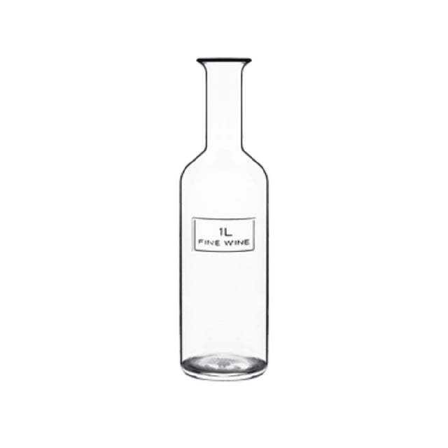 BauscherHepp 11202/30 Wine Serving Bottle 34 Oz. (35.25 Oz. Brimful) 3-1/2" Dia. X 12-1/2"H