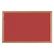 Aarco OW2436210 VIC Cork Bulletin Board 36"W X 24"H Wall Mount