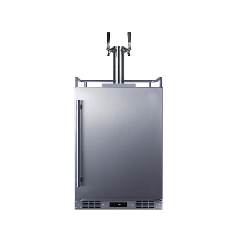 Summit SBC683OSTWINCFB - Outdoor Beer & Coffee Kegerator, 24" Wide, Commercially Approved