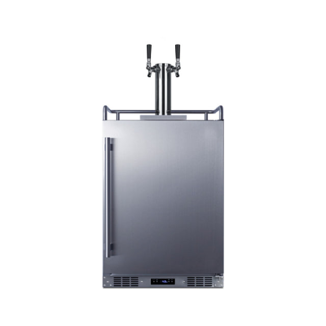 Summit SBC683OSTWINCFB - Outdoor Beer & Coffee Kegerator, 24" Wide, Commercially Approved