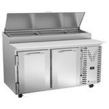 Victory VPP60HC Pizza Prep Table Powered By V-Core™ Two-section