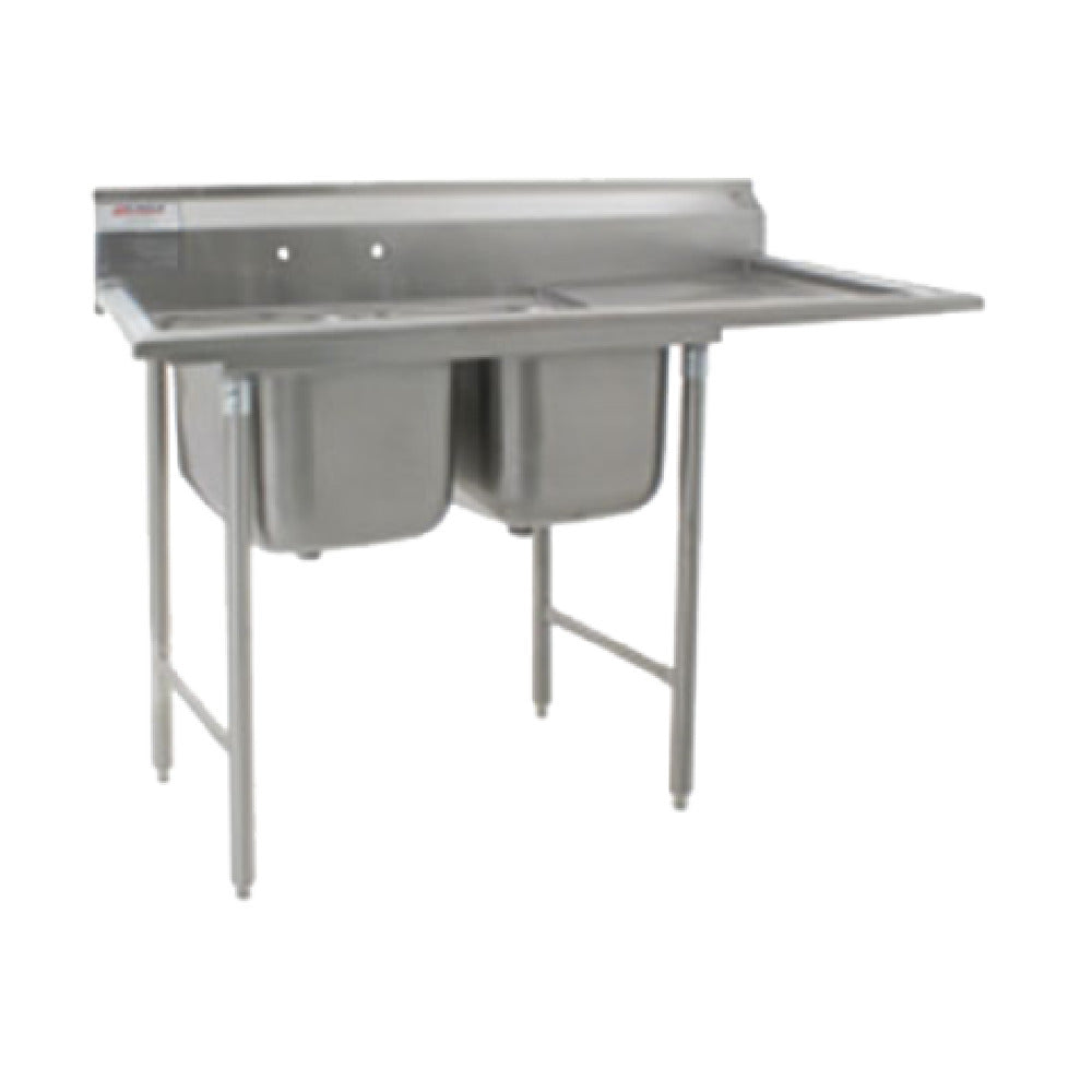 Eagle 414-24-2-24R 414 Series Sink Two Compartment 78-3/4"W X 31-3/4"D