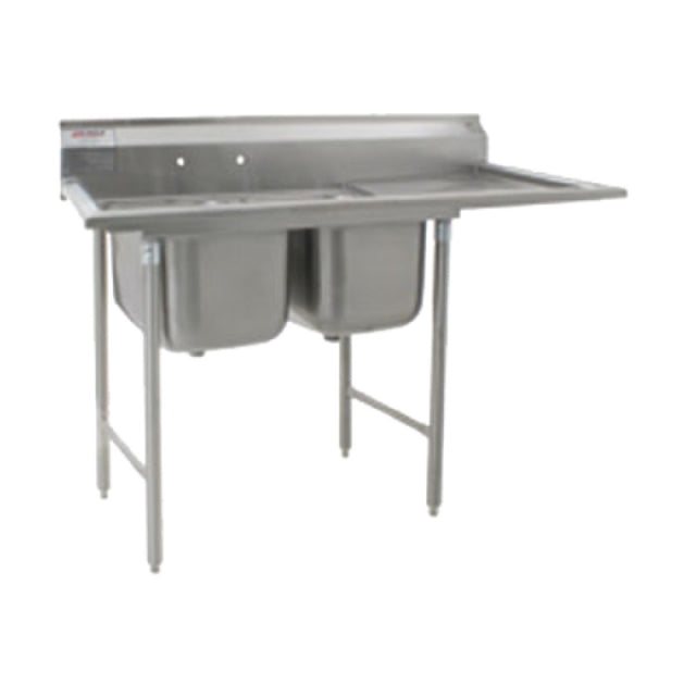 Eagle 414-24-2-24R 414 Series Sink Two Compartment 78-3/4"W X 31-3/4"D