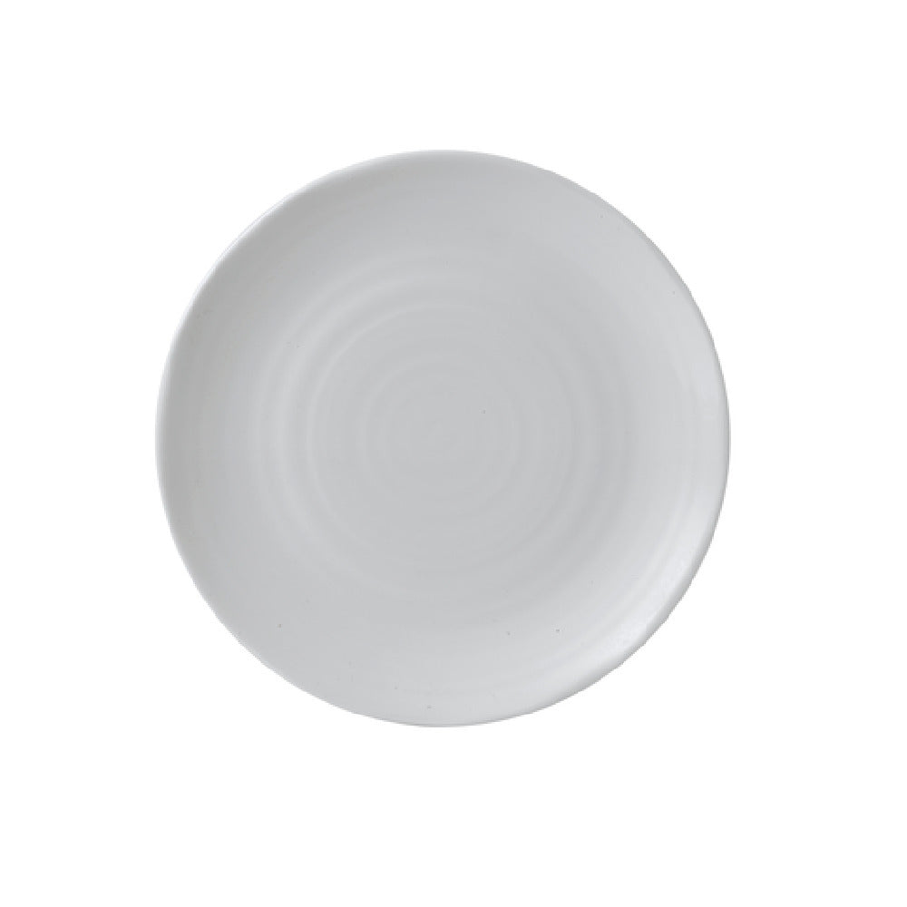 Arc Cardinal FN878 Dudson Organic White Organic Coupe Plate (D:9.0'') Vitrified Ceramic