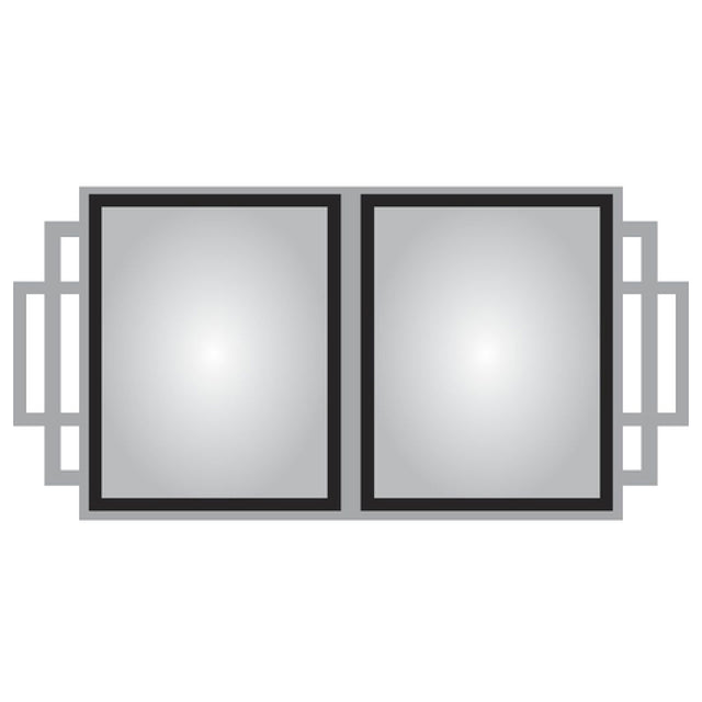Hubert 19297 - Menu Board, 2-pocket, Wall-mount