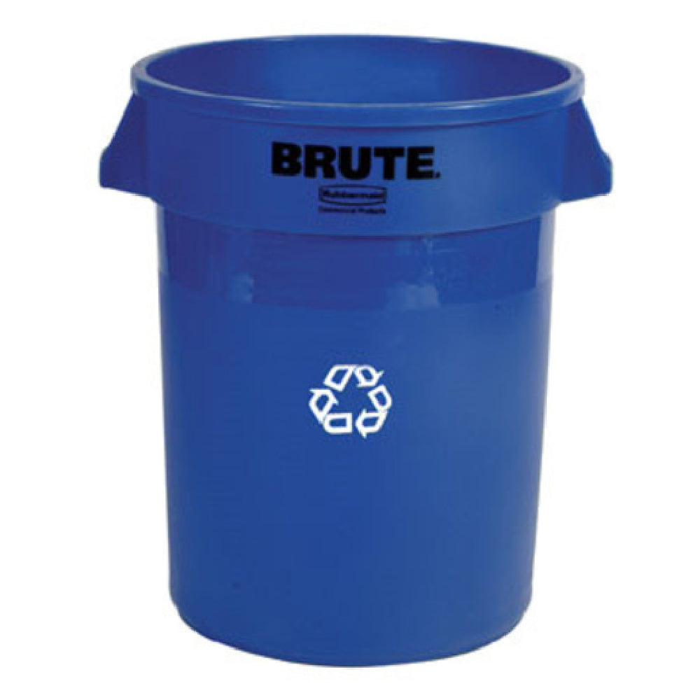 Rubbermaid FG262073BLUE BRUTE® Recycling Container Without Lid 20 Gallon