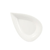 CAC China DOT-10 Accessories Plate 10"L X 6-3/8"W X 1-1/4"H Teardrop Shape